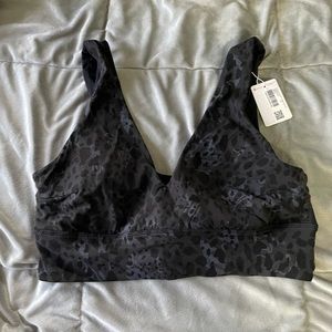 Lululemon Align V-Neck - Black Leopard Print